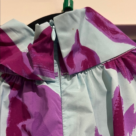 Floral Long Sleeve Dress - Pink and Blue - Picture 4 of 9